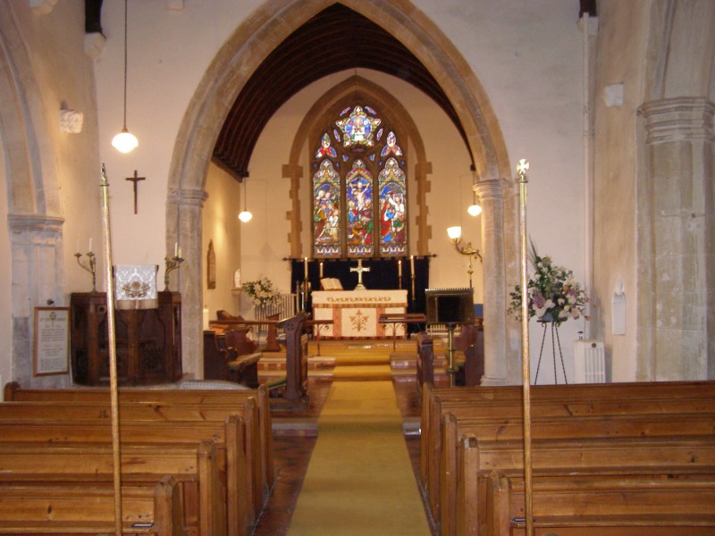 Looking towards thew choirstalls and altar